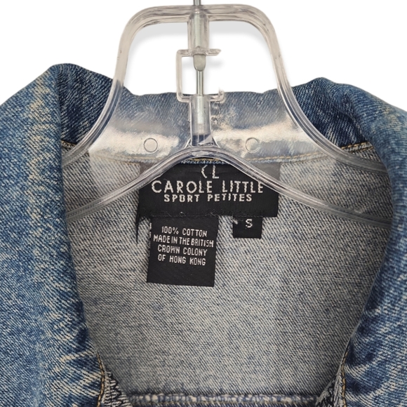 Vintage Patchwork Denim Jacket Carol Little - Picture 5 of 5